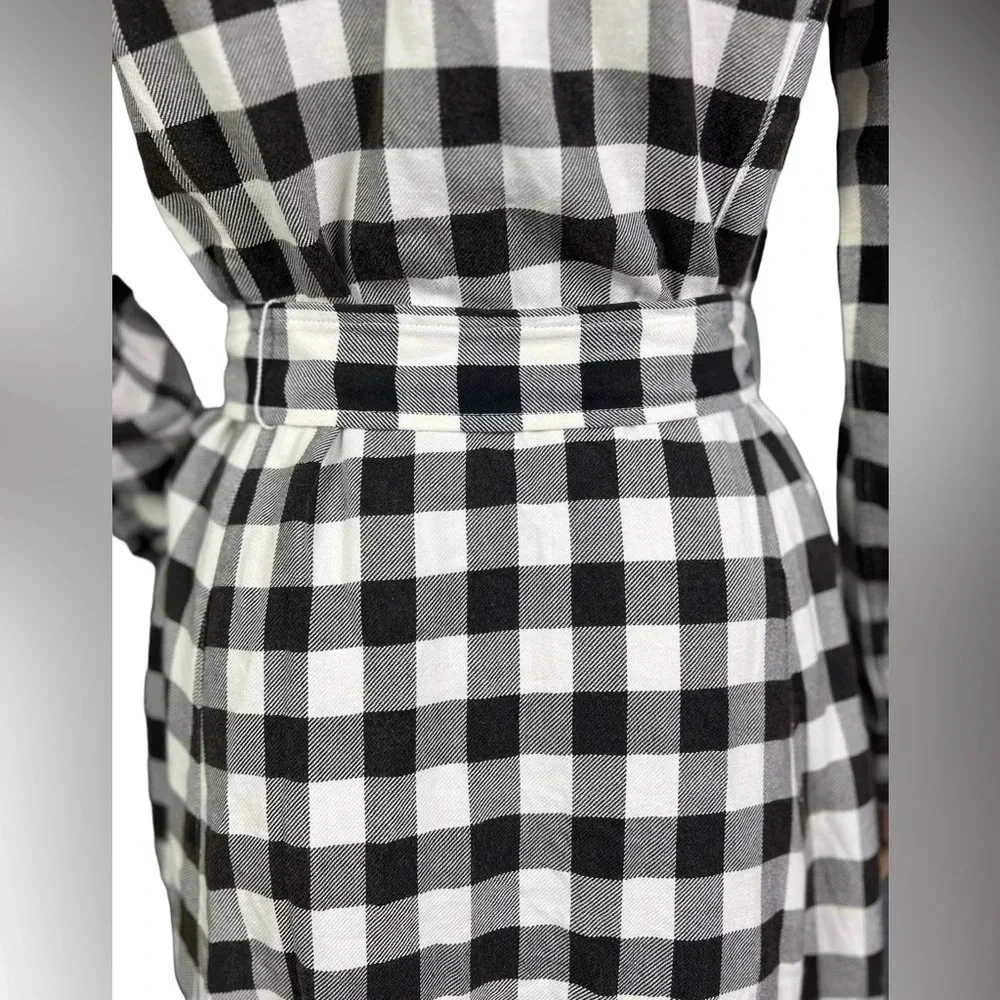 NWT Polo Ralph Lauren Shirtdress Womens Size 0 Check Buffalo Belted Twill - Picture 6 of 12